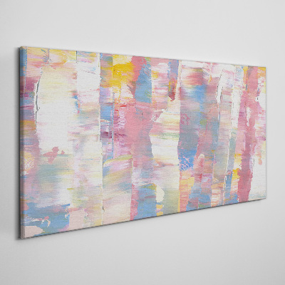 Tablou canvas Reflecții pastelate pe sticlă