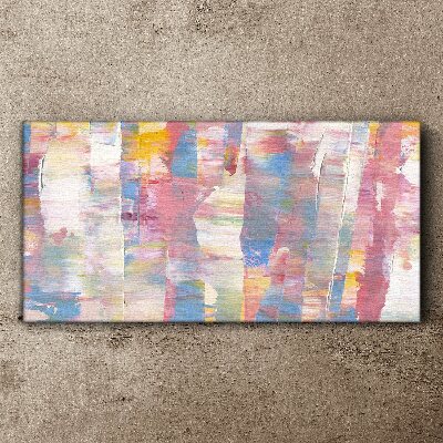 Tablou canvas Reflecții pastelate pe sticlă
