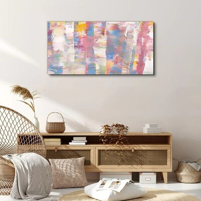 Tablou canvas Reflecții pastelate pe sticlă