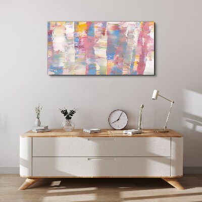 Tablou canvas Reflecții pastelate pe sticlă