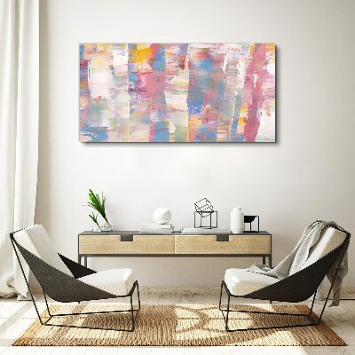 Tablou canvas Reflecții pastelate pe sticlă