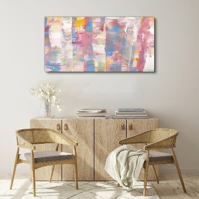 Tablou canvas Reflecții pastelate pe sticlă
