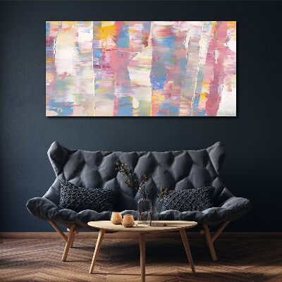 Tablou canvas Reflecții pastelate pe sticlă