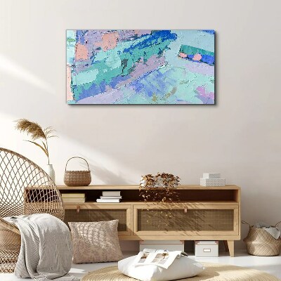 Tablou canvas Peisaje abstracte în culori pastelate