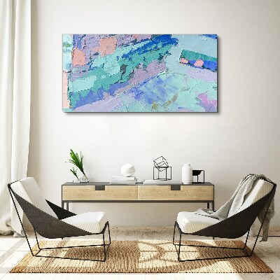 Tablou canvas Peisaje abstracte în culori pastelate