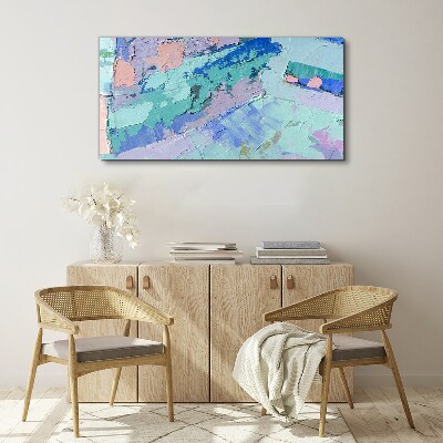 Tablou canvas Peisaje abstracte în culori pastelate