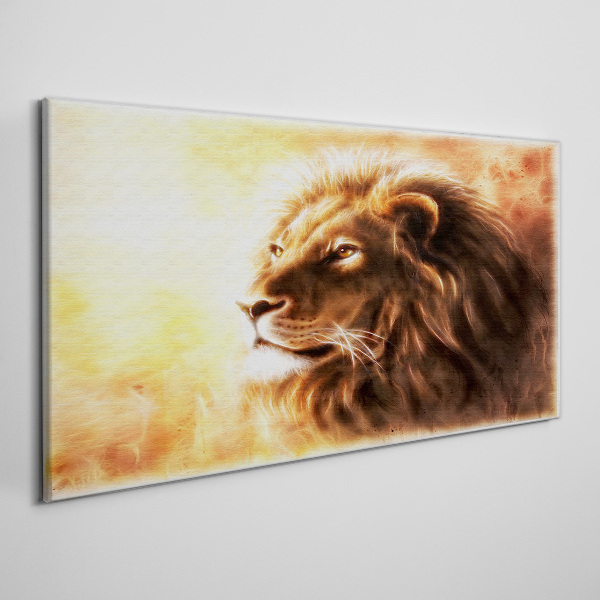 Tablou canvas Animal abstract Pisica Leu