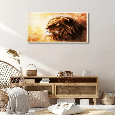 Tablou canvas Animal abstract Pisica Leu