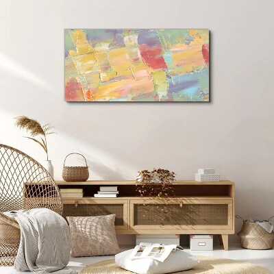 Tablou canvas Abstracții pastelate în mișcare