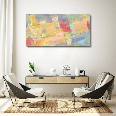 Tablou canvas Abstracții pastelate în mișcare