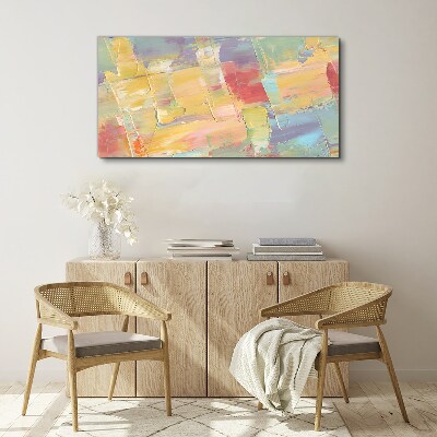Tablou canvas Abstracții pastelate în mișcare