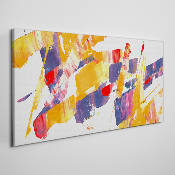 Tablou canvas Tunsuri de pensulă abstracte dinamice
