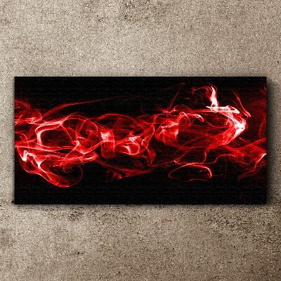 Tablou canvas Dansând dungi roșii