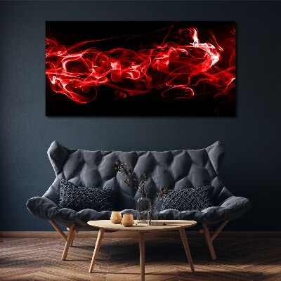 Tablou canvas Dansând dungi roșii