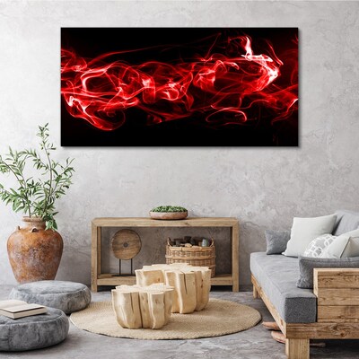 Tablou canvas Dansând dungi roșii