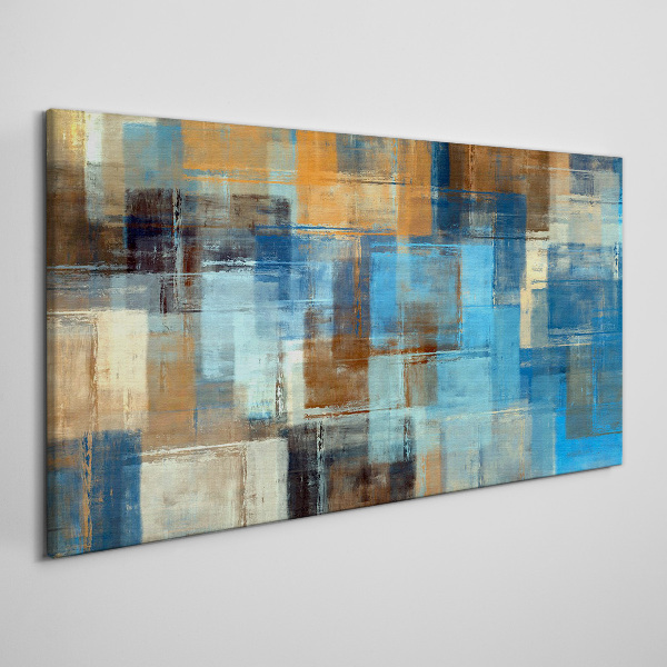Tablou canvas Mozaic abstract de tonuri de albastru