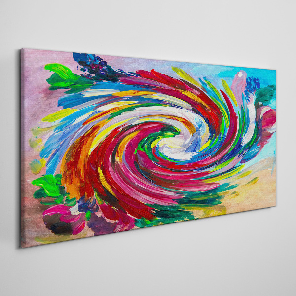 Tablou canvas Un vârtej de culori