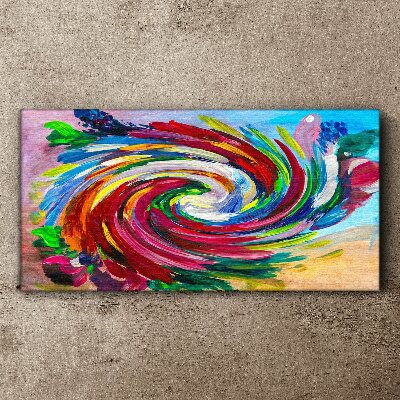 Tablou canvas Un vârtej de culori