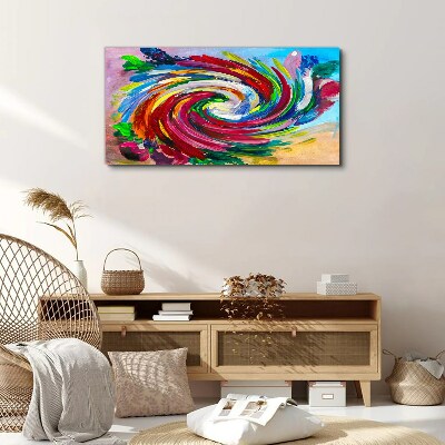 Tablou canvas Un vârtej de culori