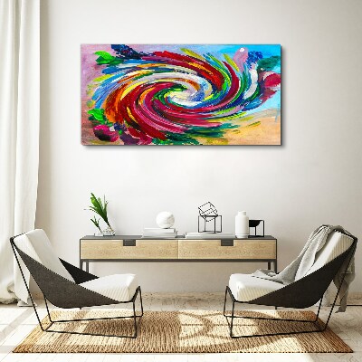 Tablou canvas Un vârtej de culori