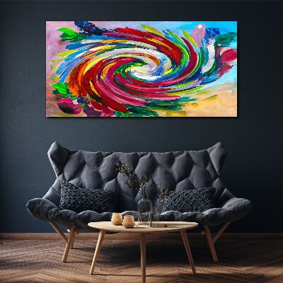 Tablou canvas Un vârtej de culori