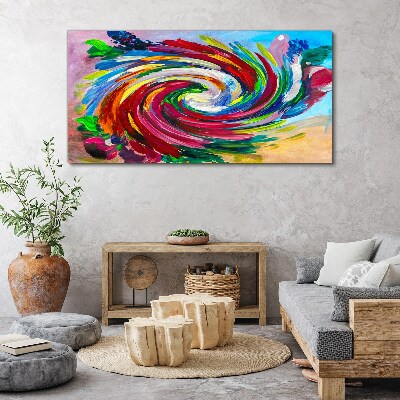 Tablou canvas Un vârtej de culori