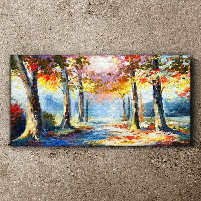 Tablou canvas Aleea de toamnă