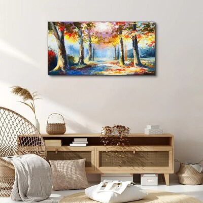 Tablou canvas Aleea de toamnă