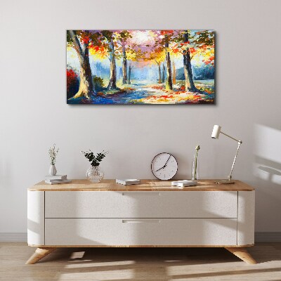 Tablou canvas Aleea de toamnă
