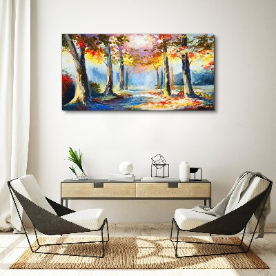 Tablou canvas Aleea de toamnă