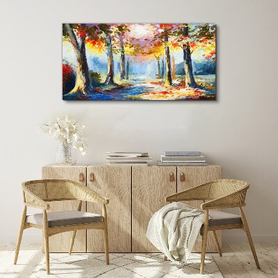 Tablou canvas Aleea de toamnă