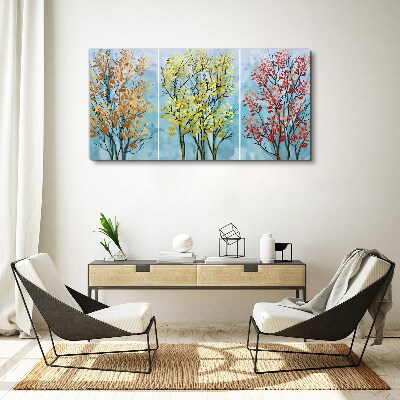 Tablou canvas Copaci de toamnă în culori
