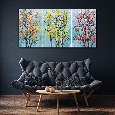 Tablou canvas Copaci de toamnă în culori