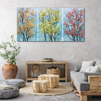 Tablou canvas Copaci de toamnă în culori
