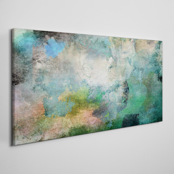 Tablou canvas Compoziție abstractă în nuanțe de verde
