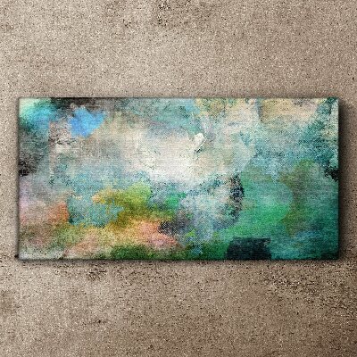 Tablou canvas Compoziție abstractă în nuanțe de verde