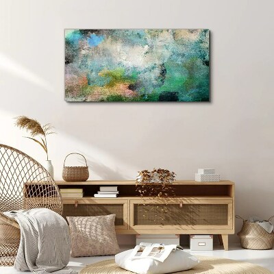 Tablou canvas Compoziție abstractă în nuanțe de verde