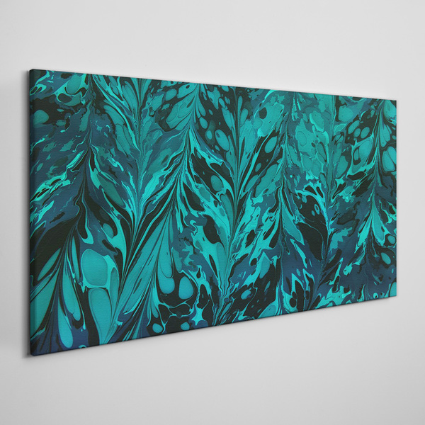 Tablou canvas Turcoaz vârtej de abstractizare