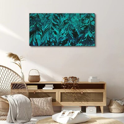 Tablou canvas Turcoaz vârtej de abstractizare