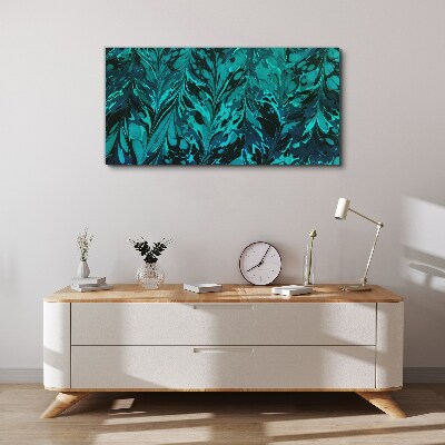 Tablou canvas Turcoaz vârtej de abstractizare