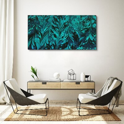 Tablou canvas Turcoaz vârtej de abstractizare