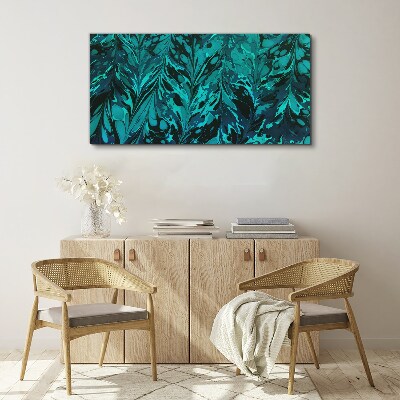 Tablou canvas Turcoaz vârtej de abstractizare