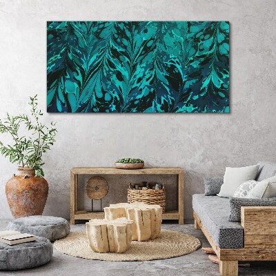 Tablou canvas Turcoaz vârtej de abstractizare