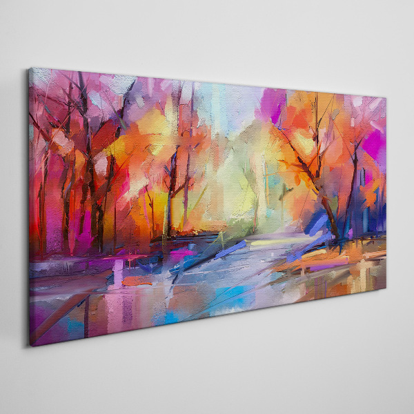 Tablou canvas Peisaj colorat de toamnă