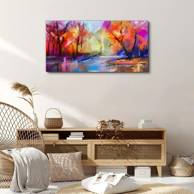 Tablou canvas Peisaj colorat de toamnă