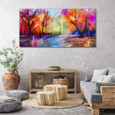 Tablou canvas Peisaj colorat de toamnă