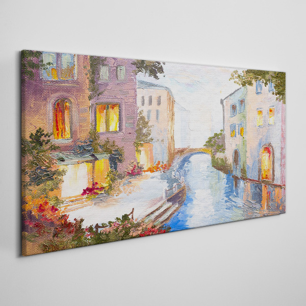 Tablou canvas Canalele fermecătoare din oraș