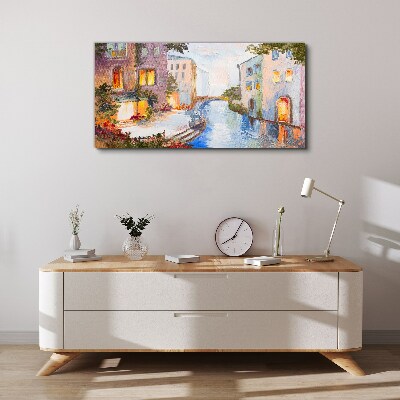 Tablou canvas Canalele fermecătoare din oraș