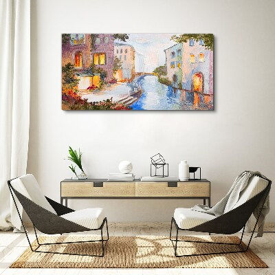 Tablou canvas Canalele fermecătoare din oraș