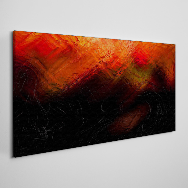 Tablou canvas Apus de soare în foc